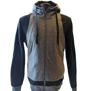 Hemoon Hoodie Sweatshirt Womens Large Men Medium Zip Streetwear Kangaroo Pockets